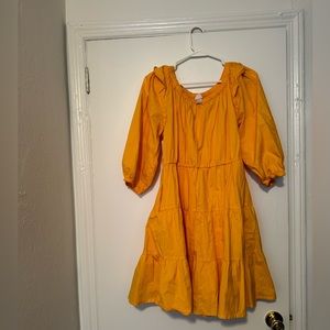 Women’s Rachel Parcell yellow dress with pockets! Size: 12